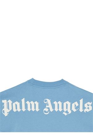 T-shirt con stampa logo PALM ANGELS KIDS | PBAA002C99JER0024203